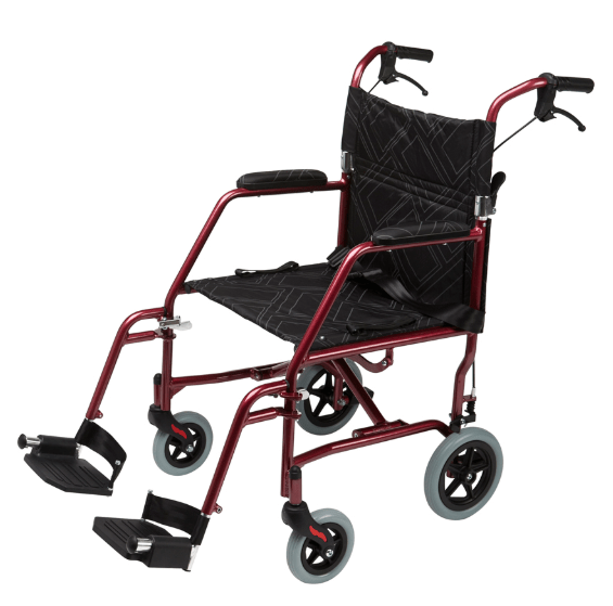 Omega LA1 Wheelchair Red 61004 by Quintro Health Care