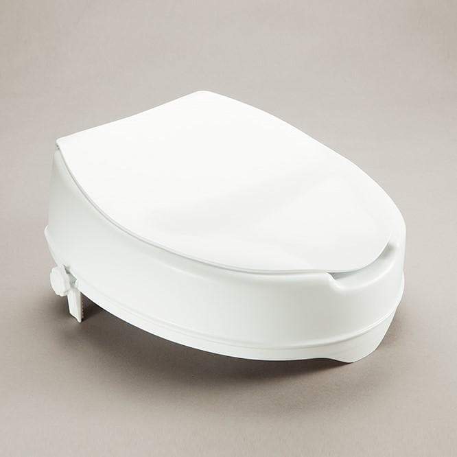 Care Quip - Prima Raised Toilet Seat 50mm with Lid AF0030 : AF0050 by Care Quip