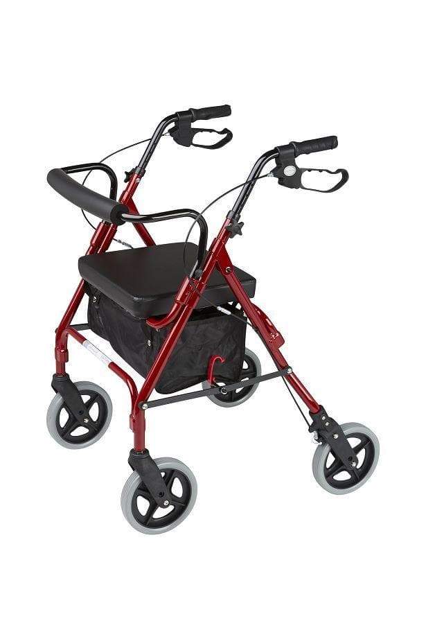 ALPHA 428 ROLLATOR Red 57025 by Quintro Health Care