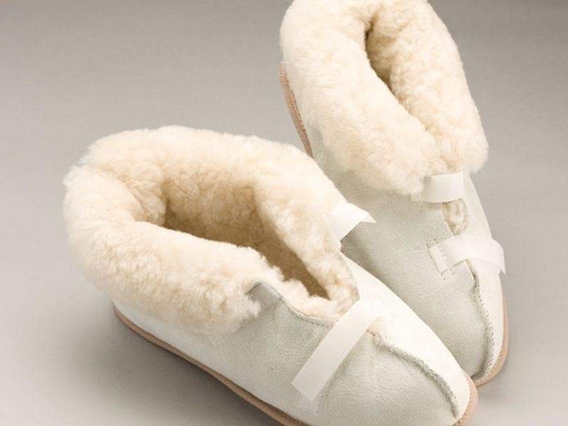 Care Quip - Sheepskin Slippers Closed Toe by Care Quip