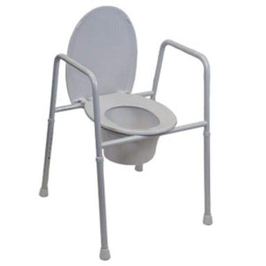 Over Toilet Aid Height Adjustable with Lid SMBT7105 by SAFETY & MOB