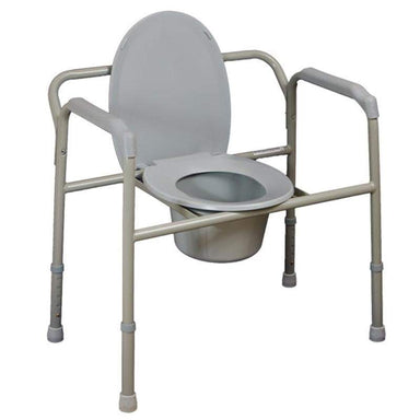 Bariatric Over Toilet Aid/Commode Chair SMBT7109 by SAFETY & MOB